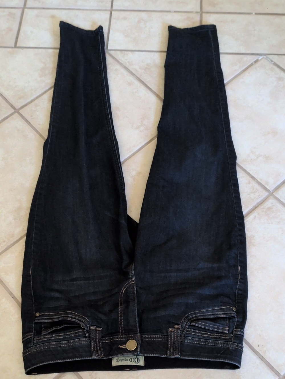 Democracy Dark Blue Skinny J Ab'solution Jeans , Size 14